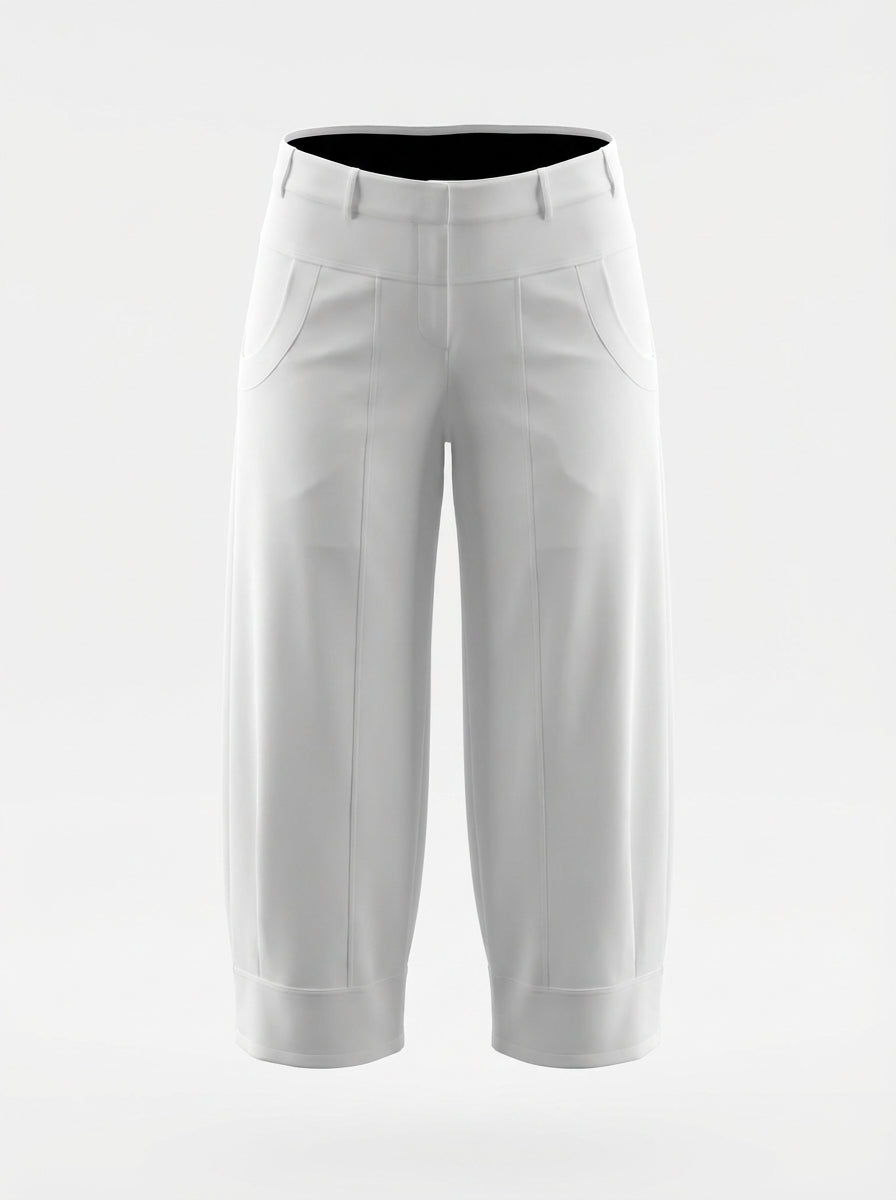 Paula Ryan Panelled Soft Leg Jean - White