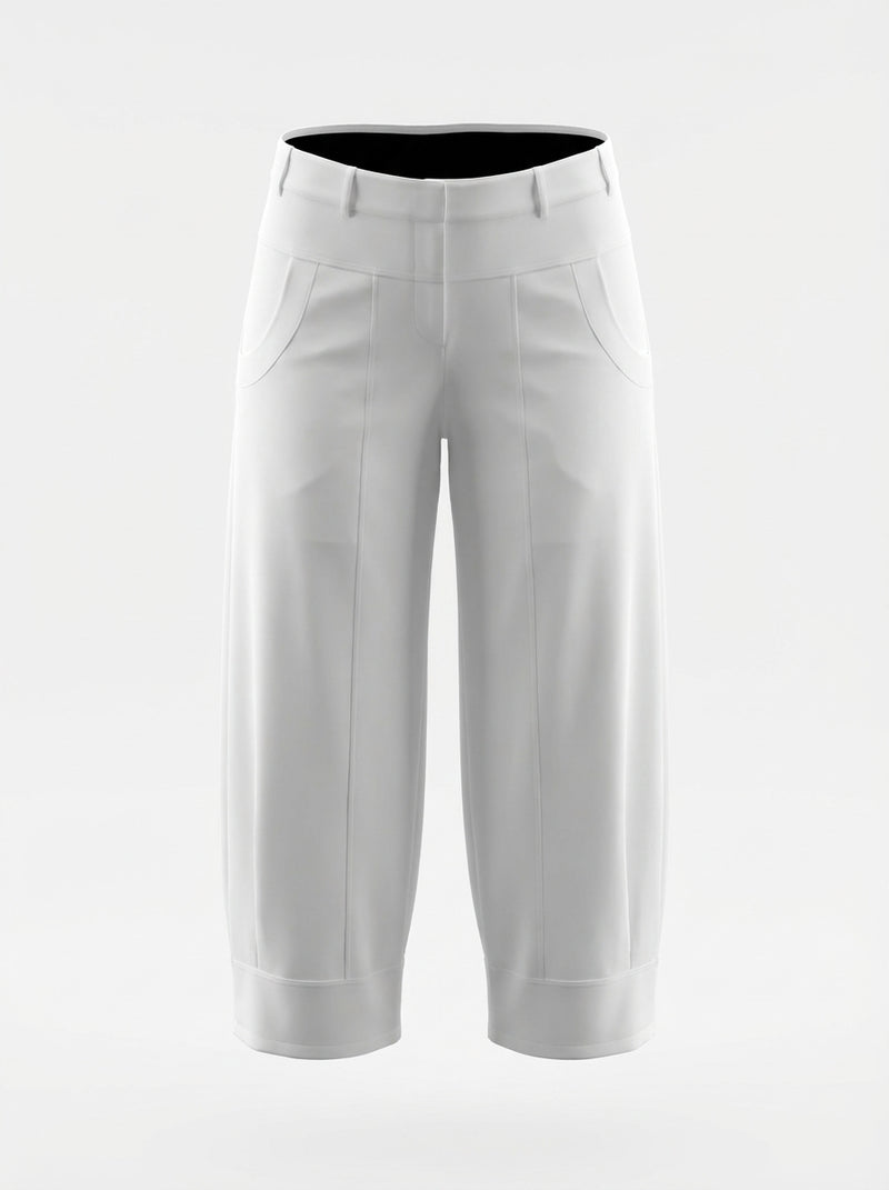 Paula Ryan Panelled Soft Leg Jean - White