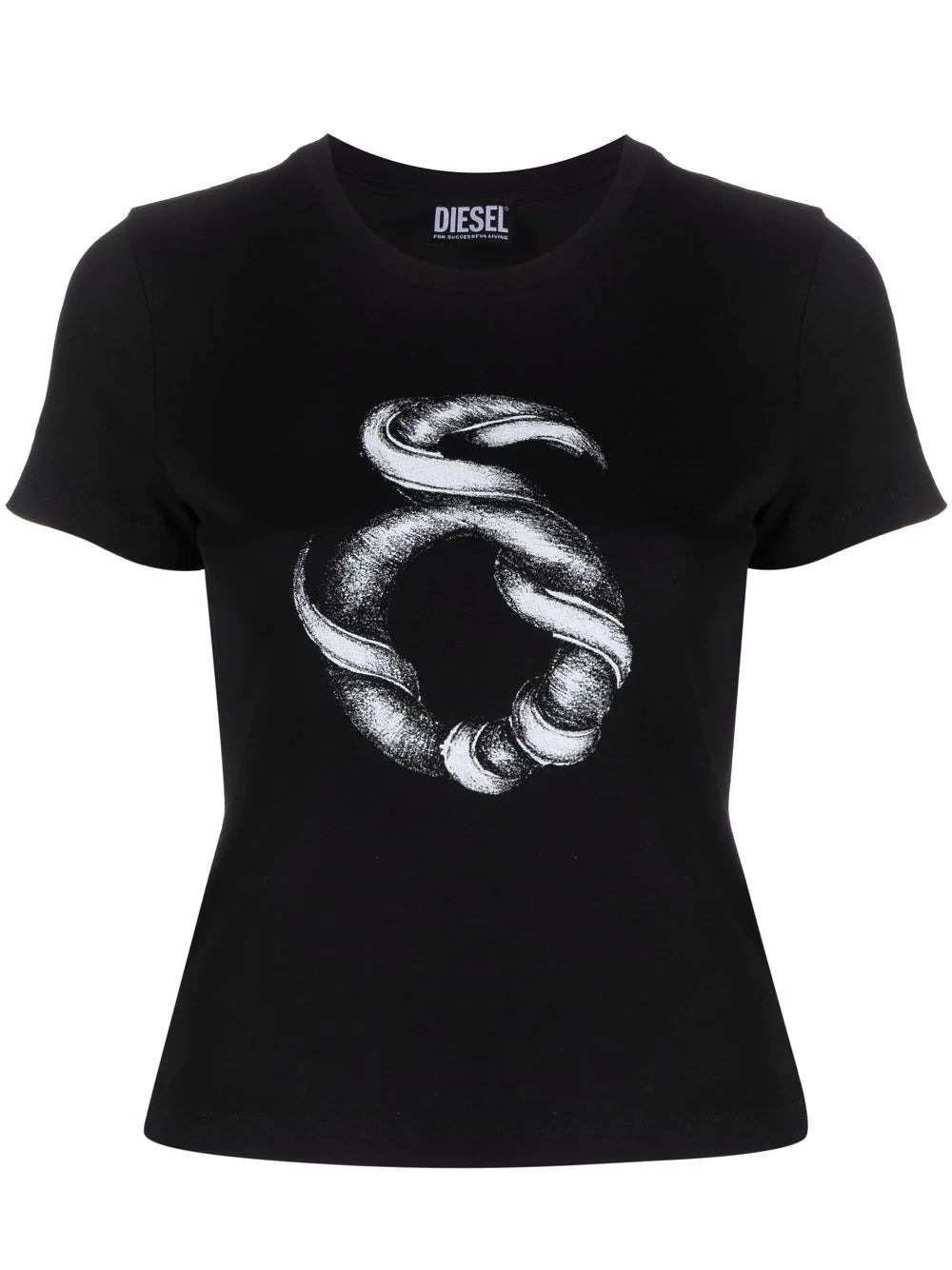 Diesel Black Graphic T-Shirt
