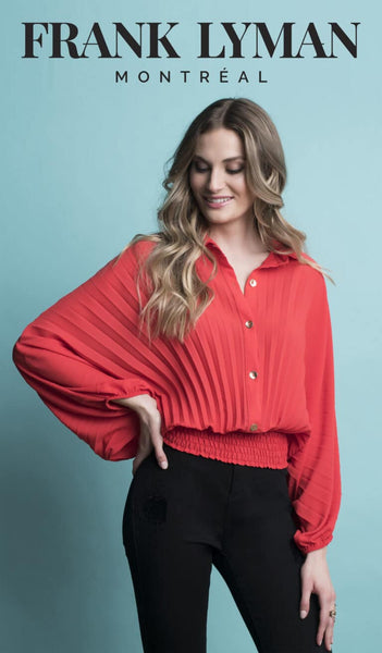 Frank Lyman Orange Top 216332