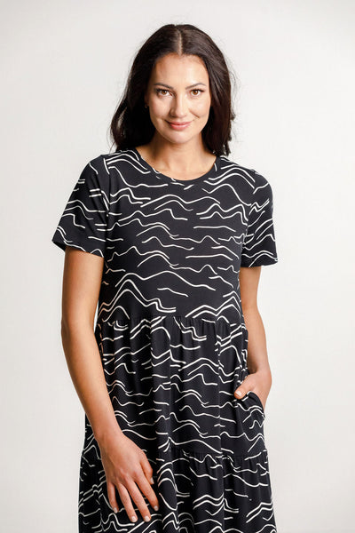 Home Lee Kendall Dress Winter Mountains