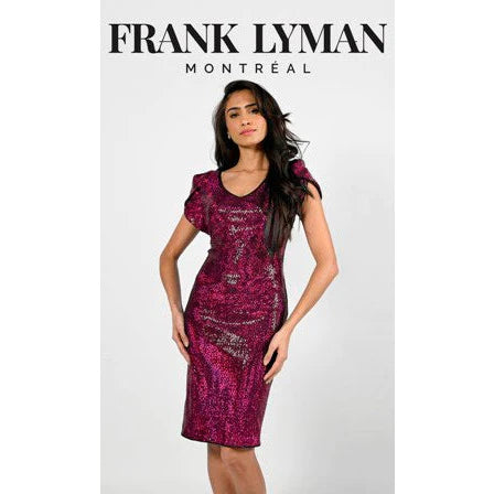 Frank Lyman Pink Glitter Dress