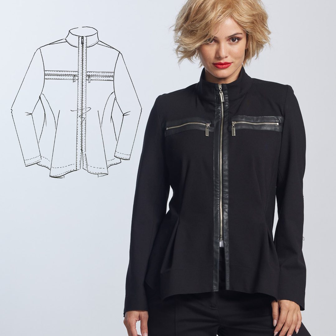 Fit and hot sale flare jacket