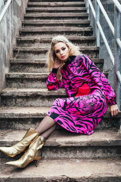 Shilo Dress Guchette - Pink