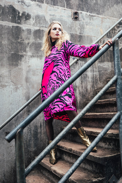 Shilo Dress Guchette - Pink
