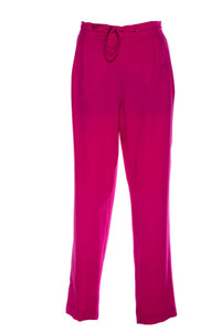 Pleated Pant - Hot Pink - David Pond