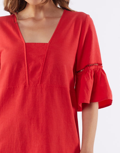 Elm Elena Dress - Red