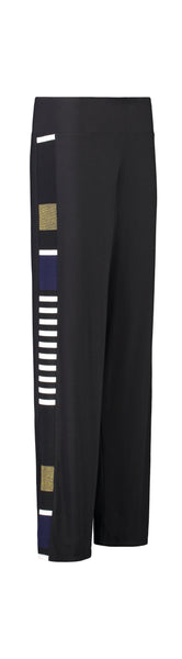 Paula Ryan Relaxed Side Stripe Lounge Pant - Cashmere Modal