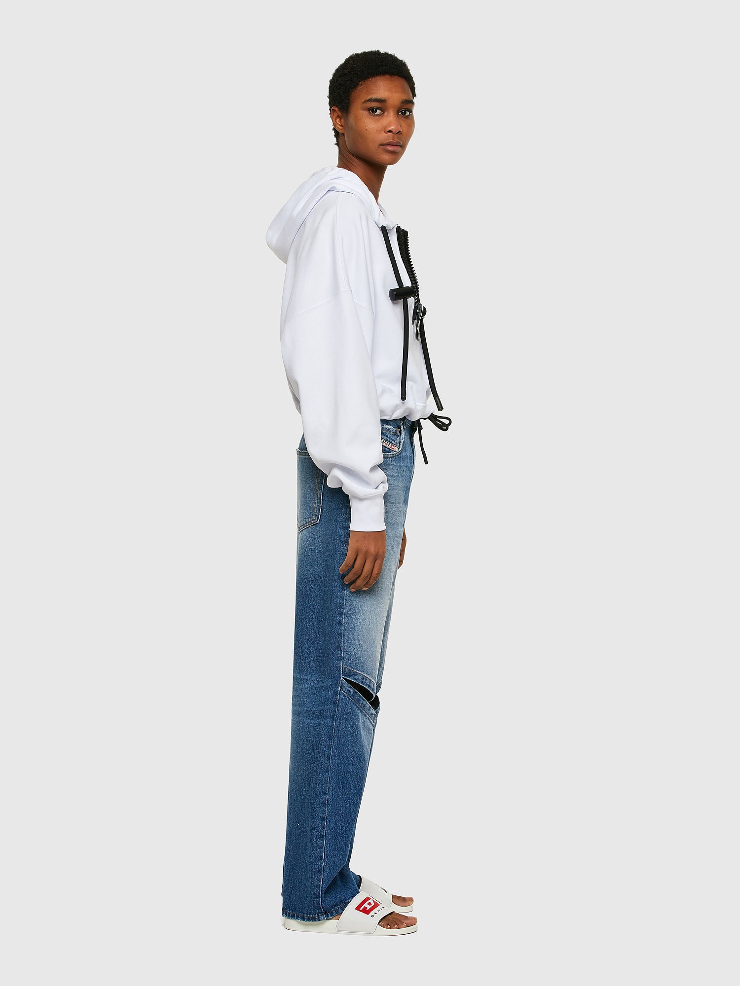 Diesel F-Croppy Sweat - White – ROSSELLINI + SHINE