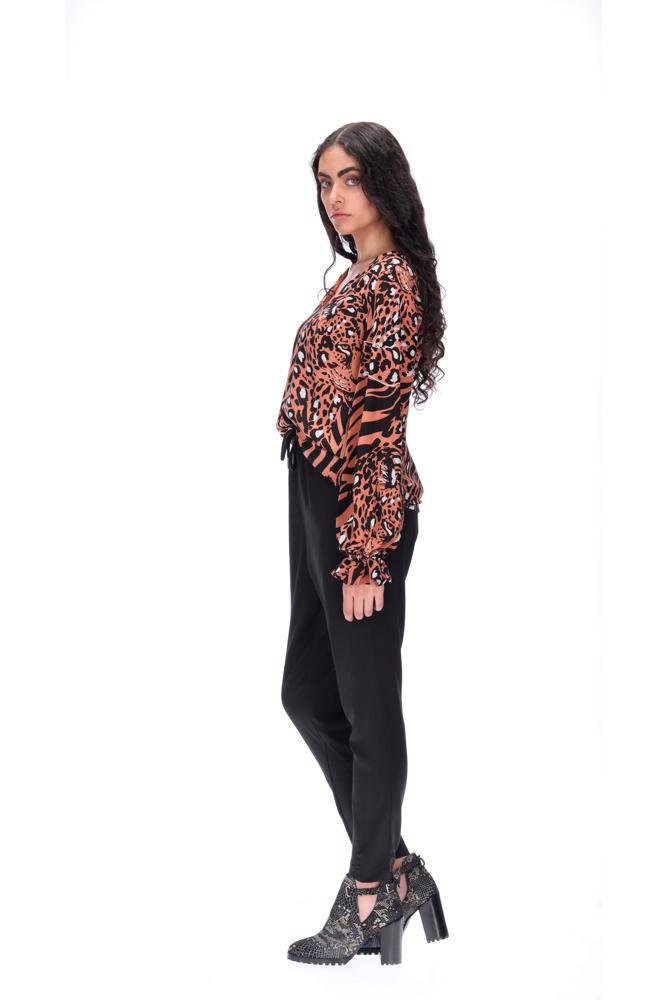 Amaya Angelina Top - Leopard