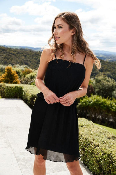 Augustine Sassy Dress Black
