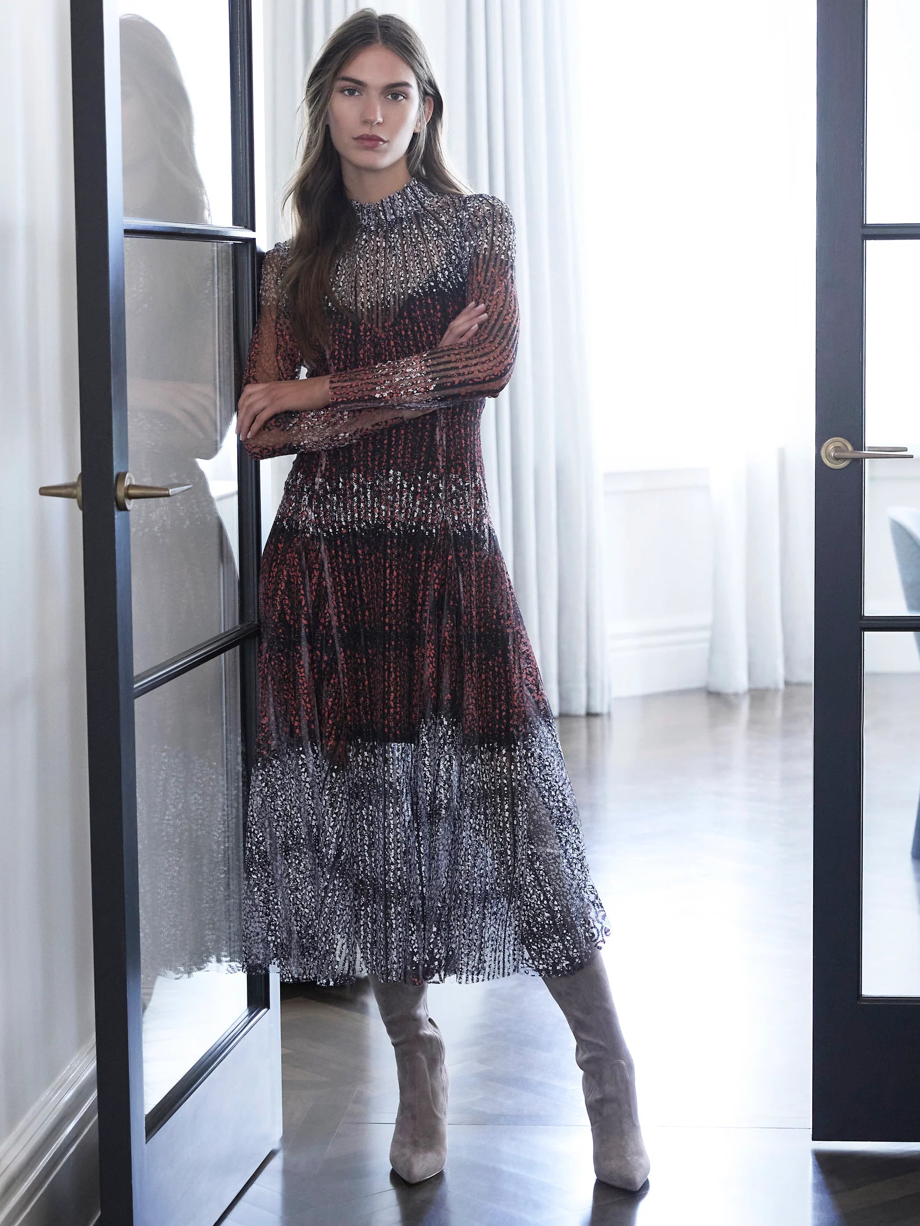 Alexia fab deals fringed dress