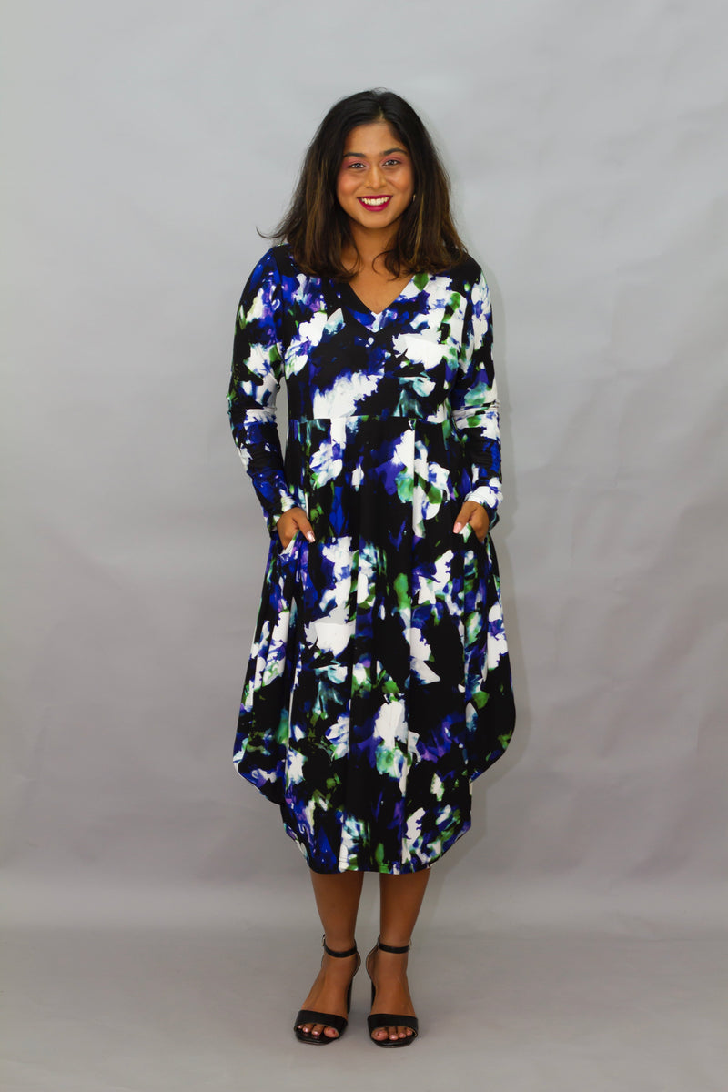 Bittermoon Carly Dress - Blue Floral