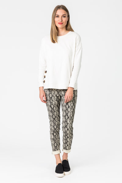 Side Button Sweat