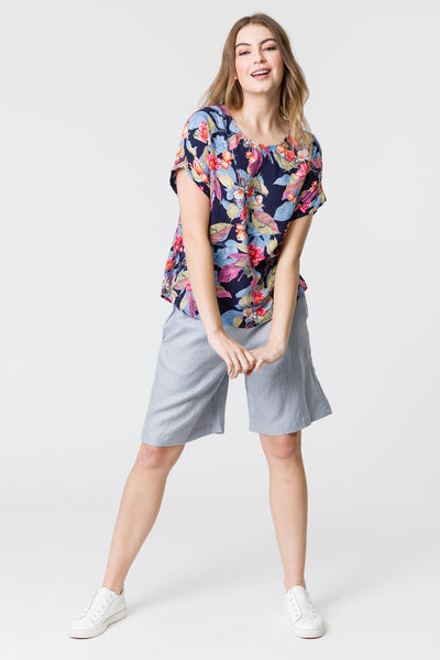 Blackstone Rib Trimmed Short - Black