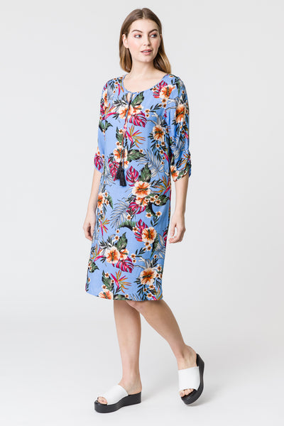 Blackstone Tie Neck Dress