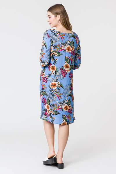 Blackstone Tie Neck Dress