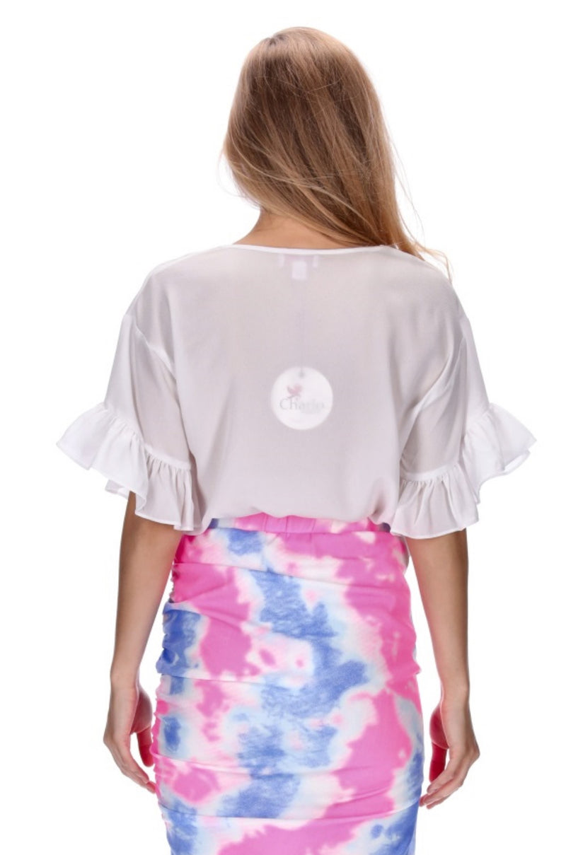 Charlo Alisa Top - White