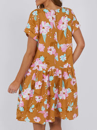 Elm Paloma Floral Dress - Mustard