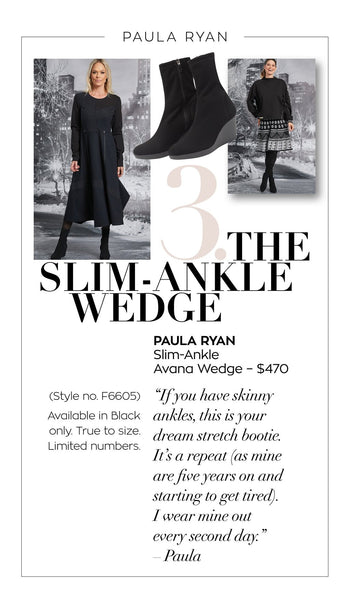 Paula Ryan Slim Ankle Avana Wedge Boot