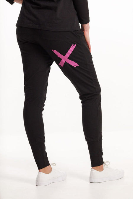 Home Lee Relaxer Pants - Lightning With Black Cuffs