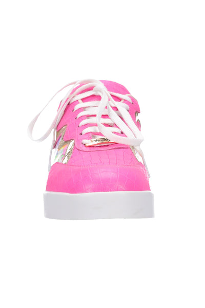 Hey Monday Jenna Sneaker-Pink Floral