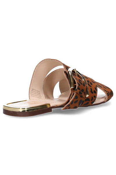 Hey Monday Archie Brown Leopard Sandal