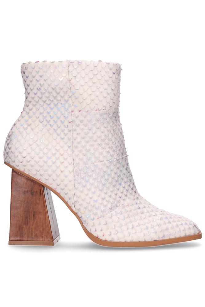 Rocco Boot Ivory Holographic