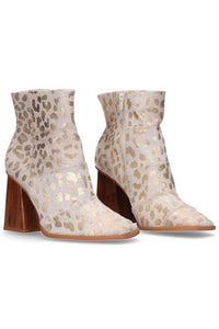 Rocco Boot- Gold Leopard