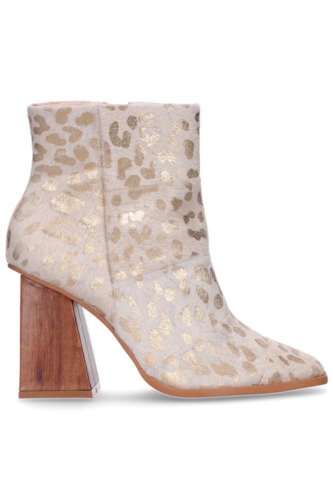 Rocco Boot- Gold Leopard
