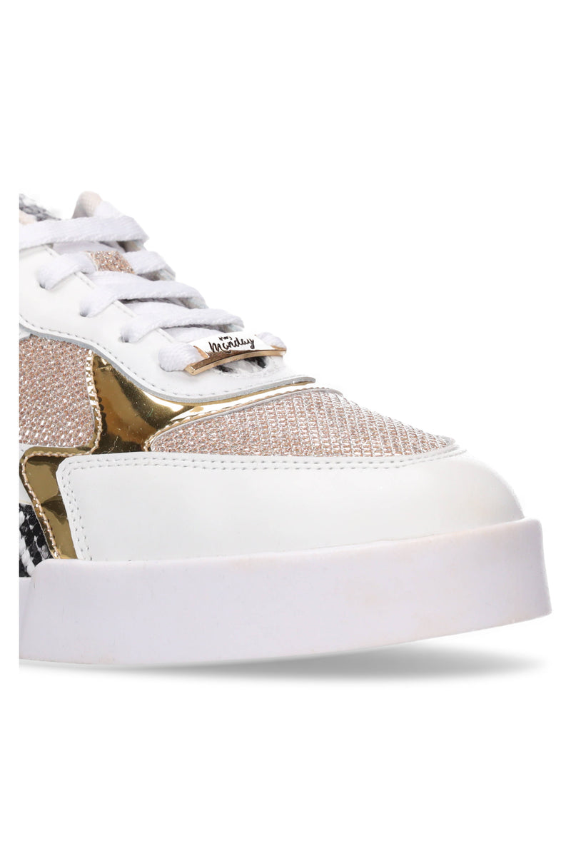 Jenna Sneaker Gold Metallic