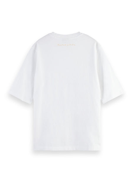 Scotch & Soda Relaxed Fit T Shirt White