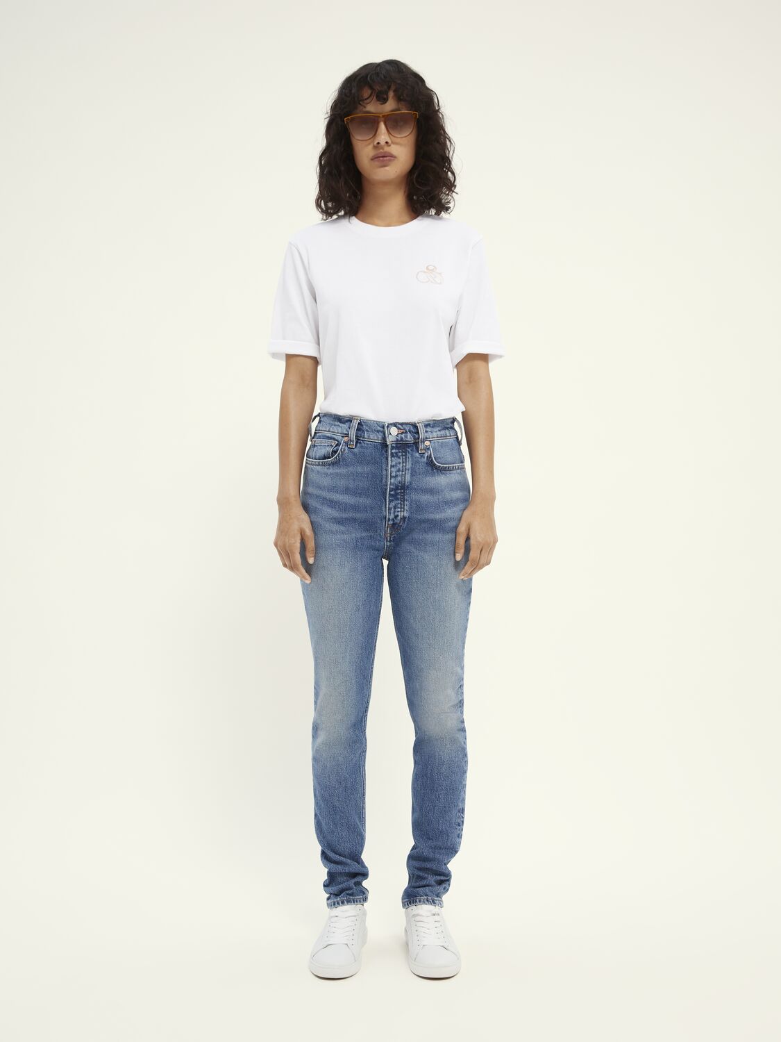Scotch & Soda Relaxed Fit T Shirt White