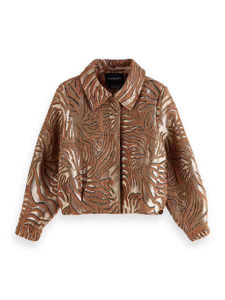 Topshop animal sale jacquard jacket