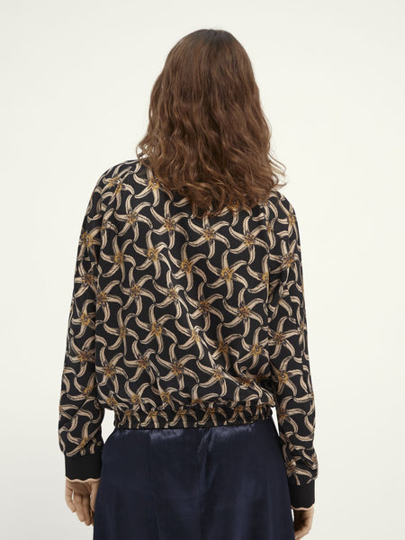 Scotch & Soda Printed Wear Two Ways Bomber