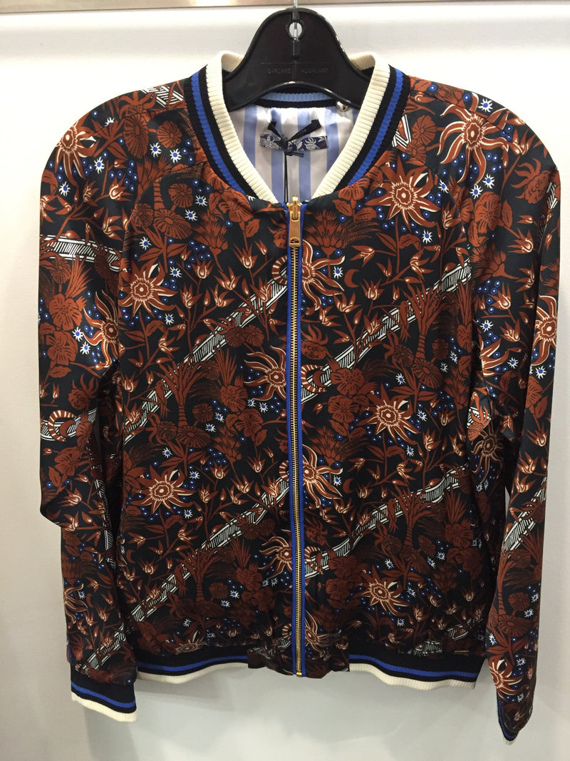 Scotch And Soda Printed Wear It Two Ways Bomber