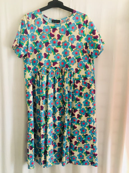 David Pond Venice Dress - Turquoise Flower