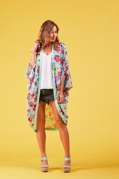 Norah Kimono Long - Shine Fashion