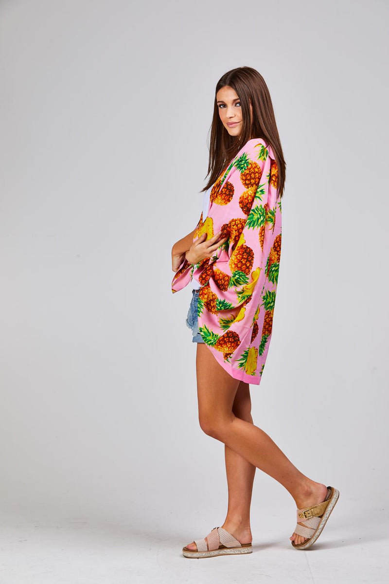 Beachlands Kimono Short - Shine Fashion