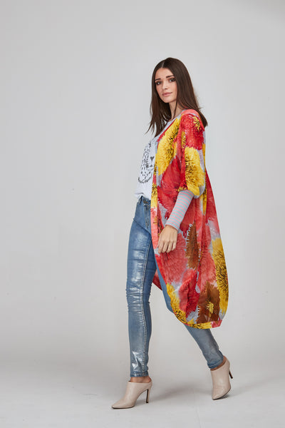 Paige Cuff Kimono Long - Shine Fashion