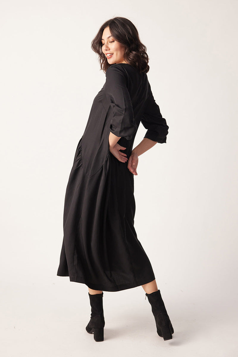 Lemon Tree Kimmi Dress - Black ROSSELLINI + SHINE Lemon Tree Kimmi Dress - Black ROSSELLINI + SHINE