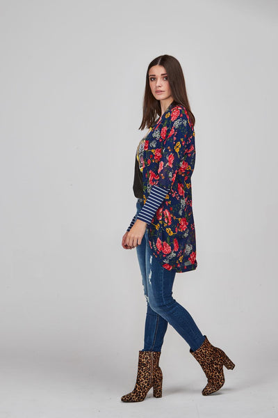 Gene Cuff Kimono Short - Shine Fashion