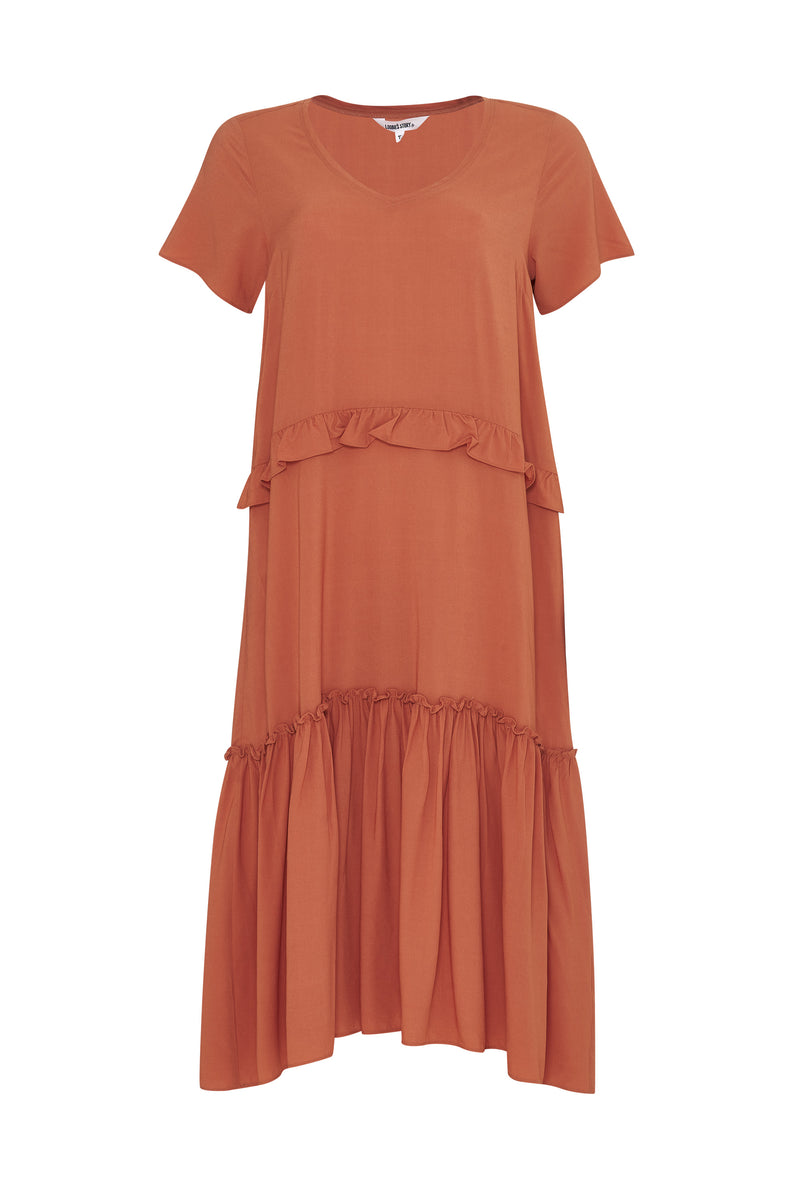 Loobies Story Calla Dress-Copper