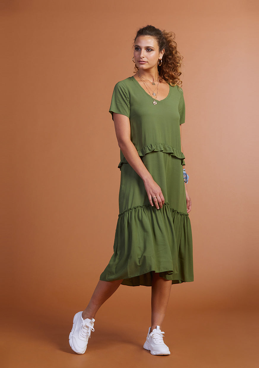 Loobies Story Calla Dress-Loden