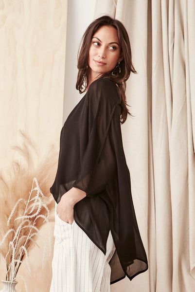 Lemon Tree Brigida Top - Black