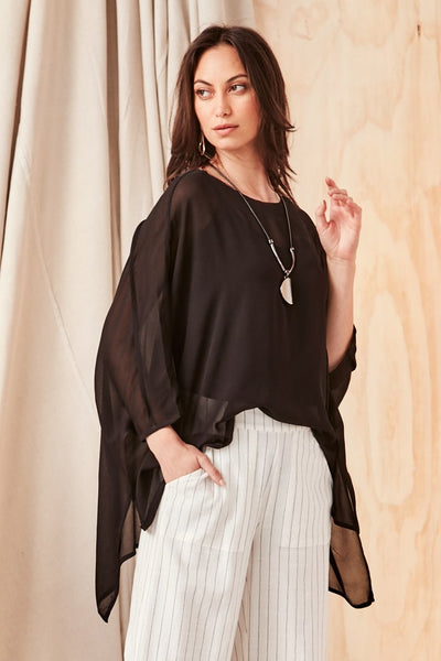 Lemon Tree Brigida Top - Black