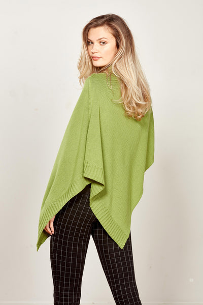 Lemon Tree Merino Blend Cape - Green