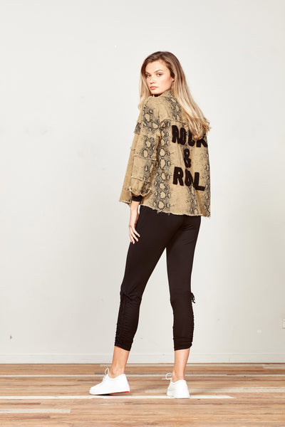 Lemon Tree Rock N Roll Jacket - Snakeskin