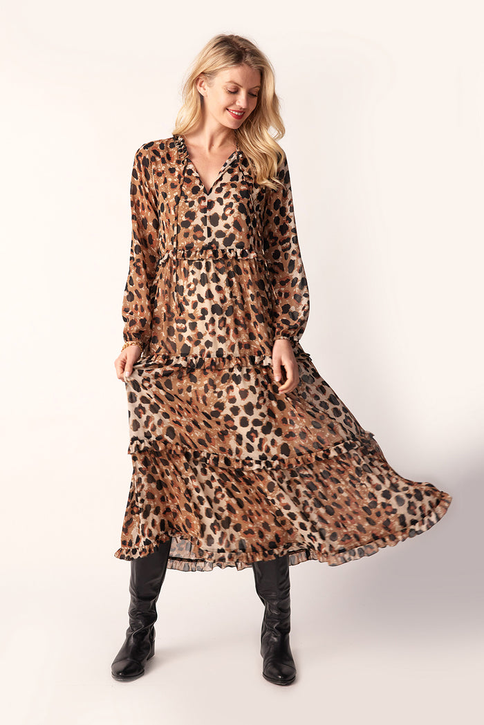 Lemon Tree Macy Dress And Singlet - Ginger Leopard – ROSSELLINI + SHINE