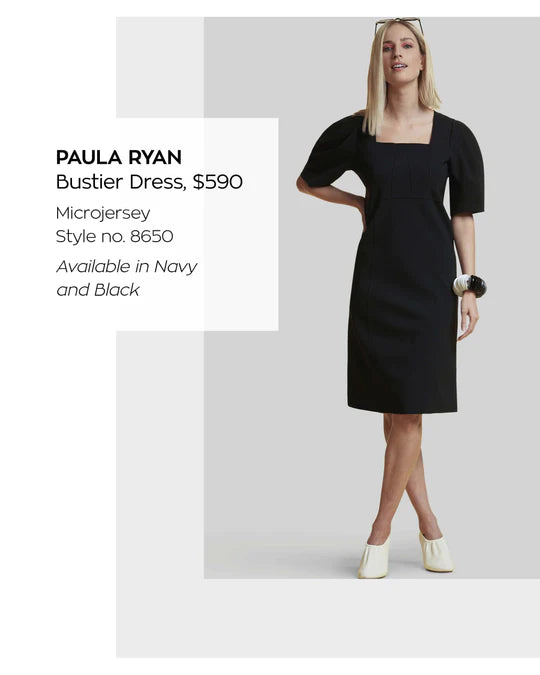 Paula Ryan Bustier Dress - Navy - Microjersey
